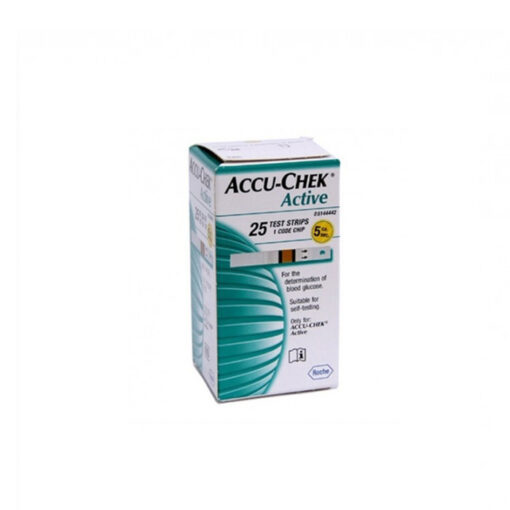 ACCU-CHEK Active BANDELETTES, 25 bandelettes