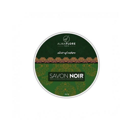 ALMAFLORE SAVON NOIR A L'EUCALYPTUS 150 GR