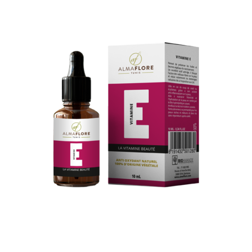 ALMAFLORE VITAMINE E 100% D'Origine Végétale, 10ML