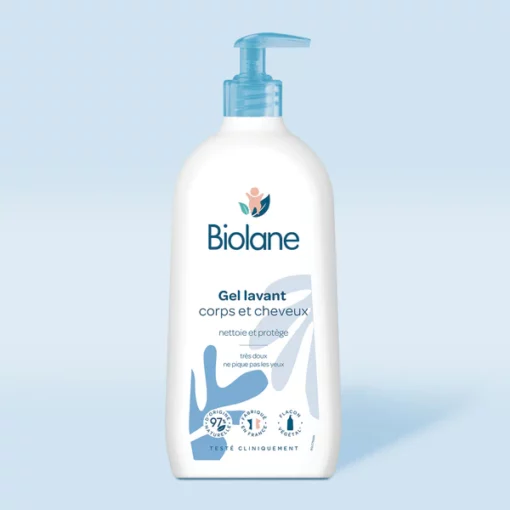 BIOLANE Gel lavant corps cheveux 2 en 1 350ML