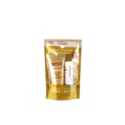 ROGE CAVAILLES DUO POCKET VELOUTANT CREME MAINS VELOUTANTE 30 ML + BAUME LEVRES 5,5 ML