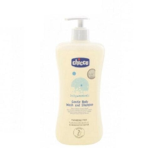 CHICCO SHAMPOING CHEV & CORPS BABY MOMENTS, 500 ml