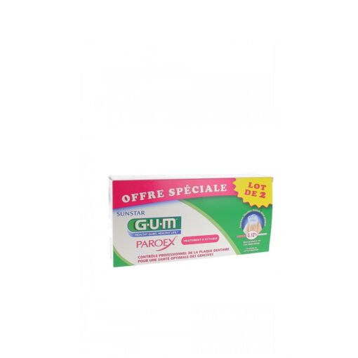 GUM PAROEX GEL DENTIFRICE - LOT DE 2X75 ML