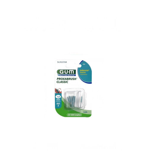 GUM brossettes fine conique, boite de 8 (614)