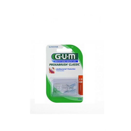 GUM brossettes ultra fine cylindrique, boite de 8 (412)