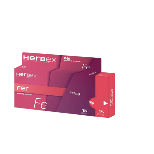 HERBEX FER 100MG BT 30 GELULES