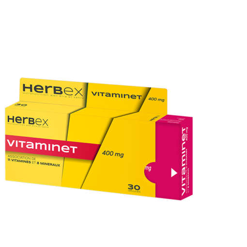 HERBEX VITAMINET 400MG BT 30 GELULES