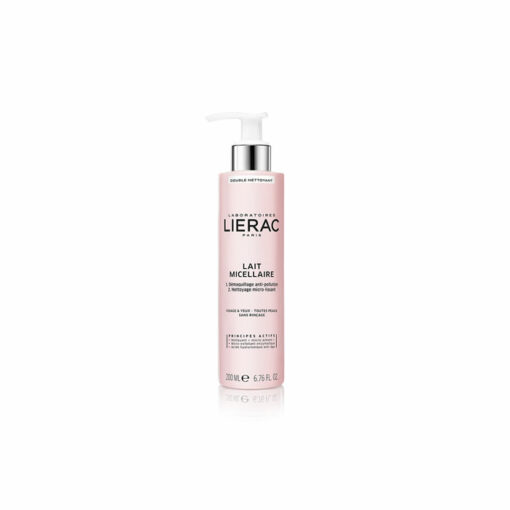 LIERAC LAIT MICELLAIRE DOUBLE NETTOYANT VISAGE ET YEUX - 200ml