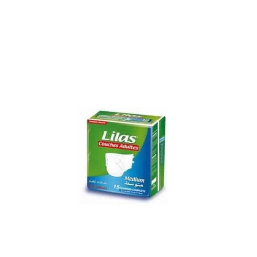 Lilas Couches Adultes Confort Protect Medium , 15 pièces