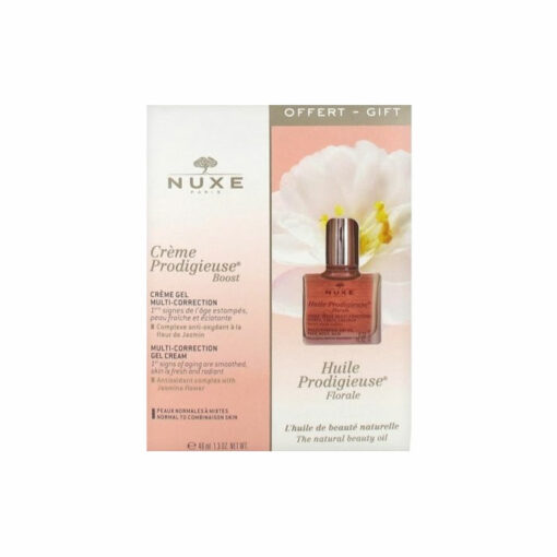 Nuxe Coffret Crème Prodigieuse Boost 40ml PN + Huile Prodigieuse Florale 10ml OFFERTE