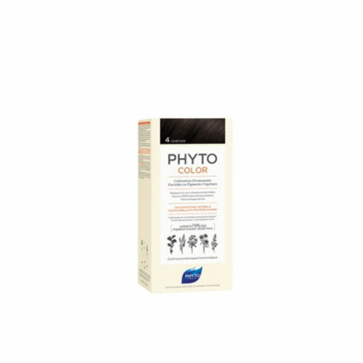 PHYTO Phytocolor Couleur Soin 4 Châtain, 1 kit