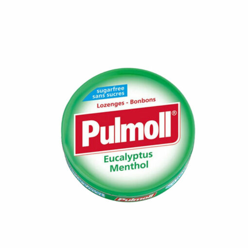 PULMOLL EUCALYPTUS MENTHOL PASTILLES SANS SUCRES 45 G