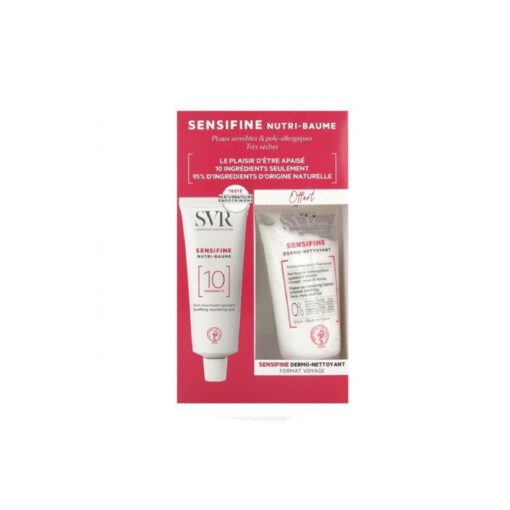 SVR SENSIFINE NUTRI-BAUME 40 ML + SENSIFINE DERMO NETTOYANT DEMAQUILLANT 40 ML OFFERT