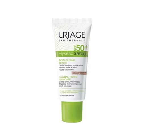 URIAGE HYSEAC 3 REGUL SOIN GLOBAL TEINTE SPF50 PEAUX GRASSES A IMPERFECTIONS 40ML