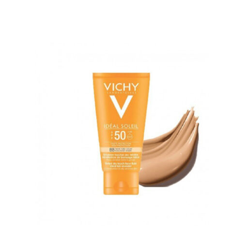 Vichy IDEAL SOLEIL BB Emulsion Toucher Sec Teintée SPF 50, 50ml