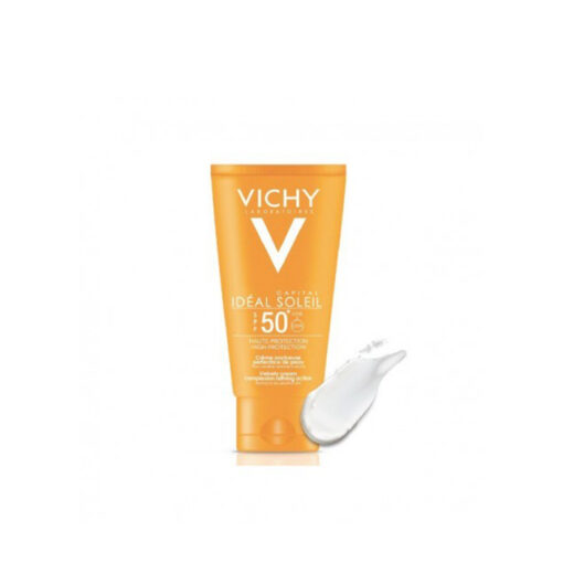 Vichy IDEAL SOLEIL Crème Onctueuse Perfectrice De Peau SPF 50+, 50ml