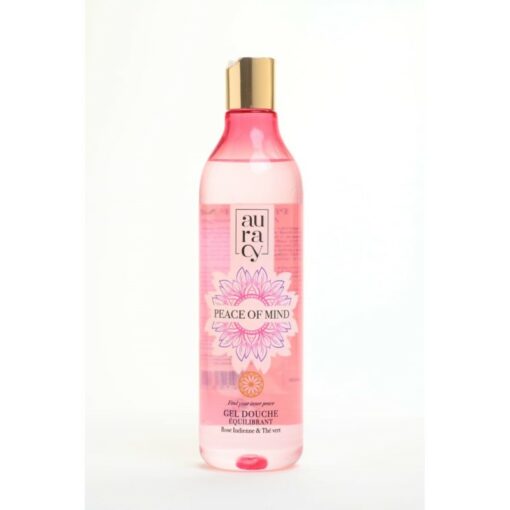 AURACY Gel douche équilibrant rose indienne & thé vert- 400ml