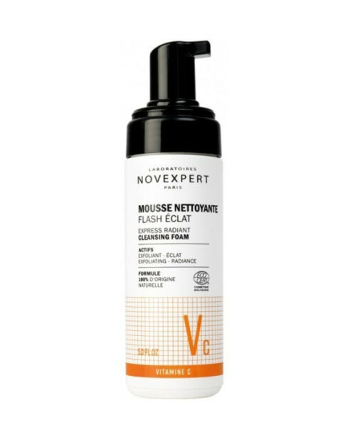 NOVEXPERT FLASH ECLAT MOUSSE NETTOYANTE, 150ML