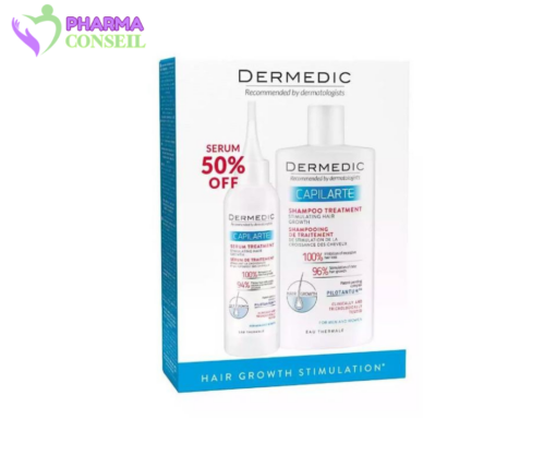 COFFRET DERMEDIC CAPILARTE ANTI CHUTE SHAMPOOING+SERUM (-50%)