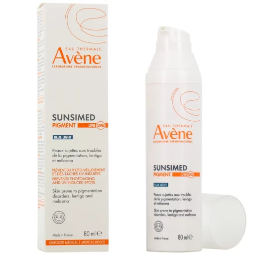 AVENE SUNSIMED PIGMENT UVB UVA Lumière Bleue 80ML