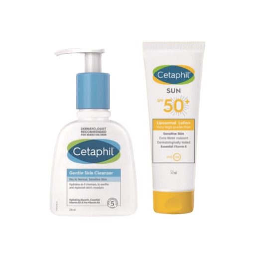 Pack Cetaphil ECRAN LIPOSOMAL 50 ML + NETTOYANT NORMALE A SECHE 236ML