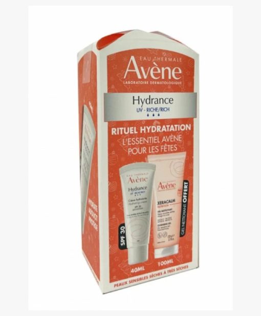 AVENE RITUEL HYDRATATION HYDRANCE UV RICHE + XERACALM GEL 100ML OFFERT