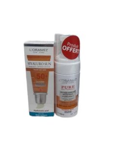 Olcare Écran solaire minéral teinté anti taches anti age spf50+ 40ml + lait démaquillant gratuit