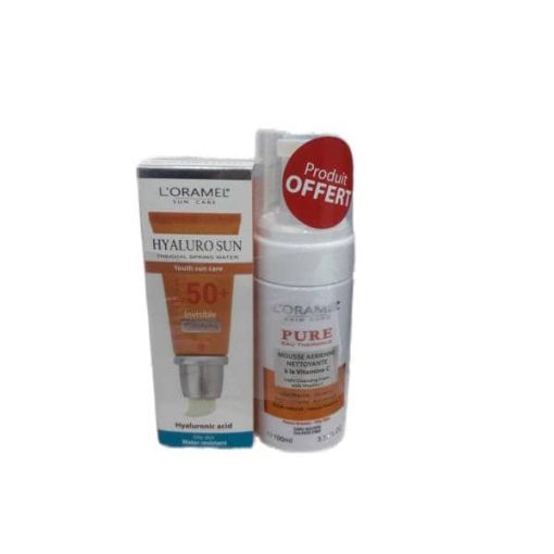 Olcare Écran solaire minéral teinté anti taches anti age spf50+ 40ml + lait démaquillant gratuit